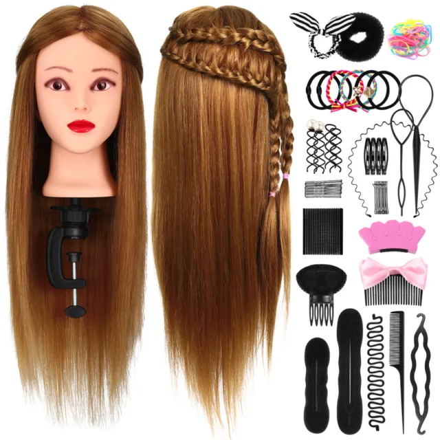 Salon Styling Beauty Tools Hair Doll Head Braid Wigs Mannequin Cosmetic Model