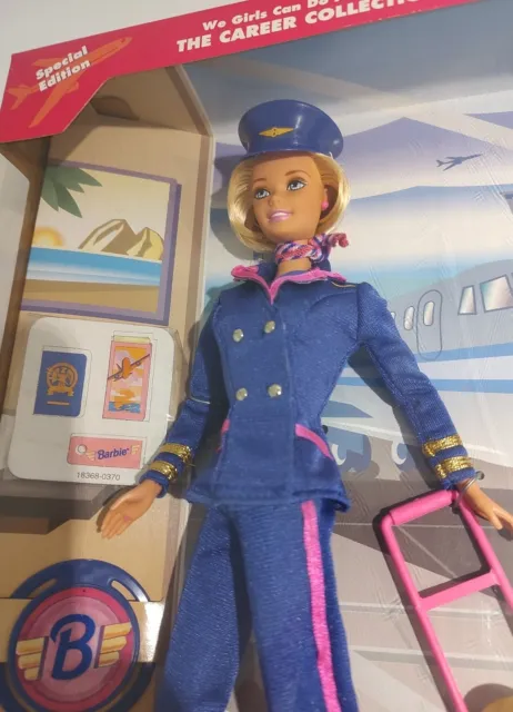 Pilot Barbie Doll Special Edition 18368 New in box 1997 Mattel Career Collection