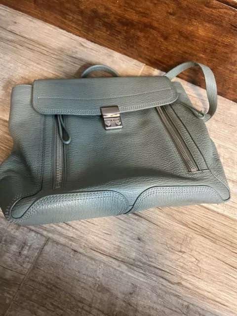 3.1 Phillip Lim Pashli Large Jade Leather Backpack