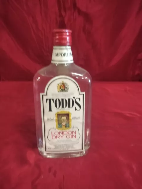 Todd's London dry gin.anni 80