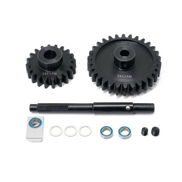 CNC 45 Steel 1.5Mod 20T 30T Pinion Gear Set ruote anteriori per 1/5 X-Maxx XMAXX6813