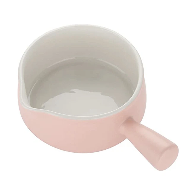Piccola padella ciotole zuppa di cipolle francese spazzaneve pentola per latte