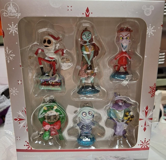 DISNEY NIGHTMARE BEFORE Christmas Sketchbook Ornament Set Of 6 New In