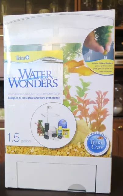 Tetra Water Wonders Whisper Complete Aquarium Kit By Tetra 1.5 Gallon New Ships