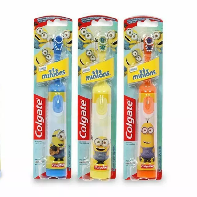 Colgate Toothbrush Battery Powered Minions Kids Electric Toothbrush