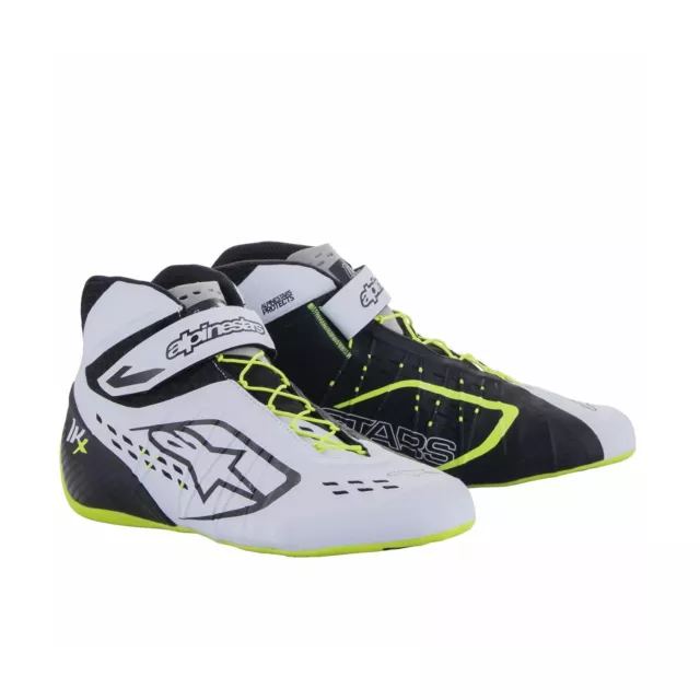 Alpinestars Kartschuh TECH 1-KX V2 Weiß/Gelb 42