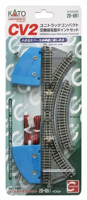 Kato 20-891 CV2 UNITRACK Compact Multi-purpose Turnout Set (N scale) japan