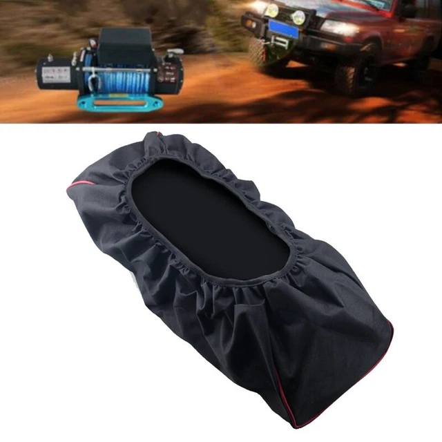 Universal Heavy Duty Oxford Nylon Waterproof Winch Cover - Fits 6000-12000 Lbs