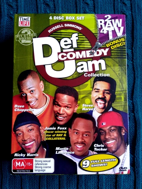Def Comedy Jam Collection – Dvd, 4-Disc Box Set R-4, Like New, Free Post