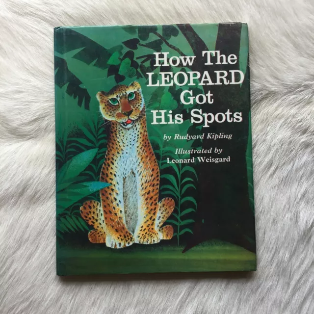 VINTAGE RUDYARD KIPLING How The Leopard Got His Spots Illustrated A4 ...