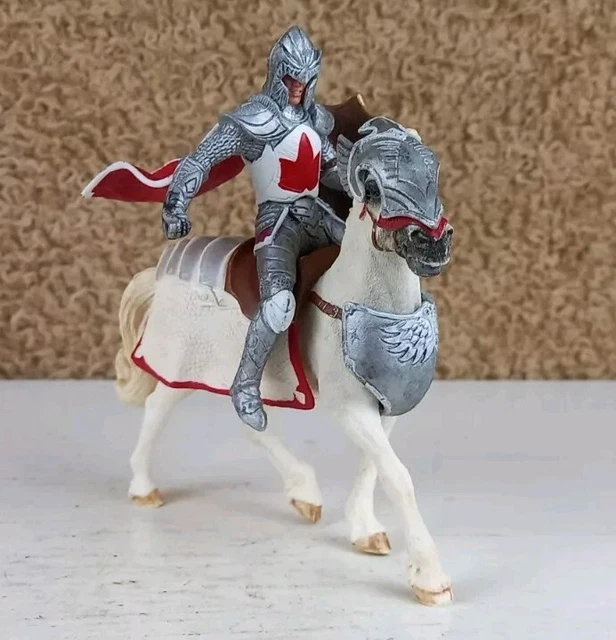 SCHLEICH: WORLD OF Knights GRIFFIN KNIGHT HORSE 70113 PVC
