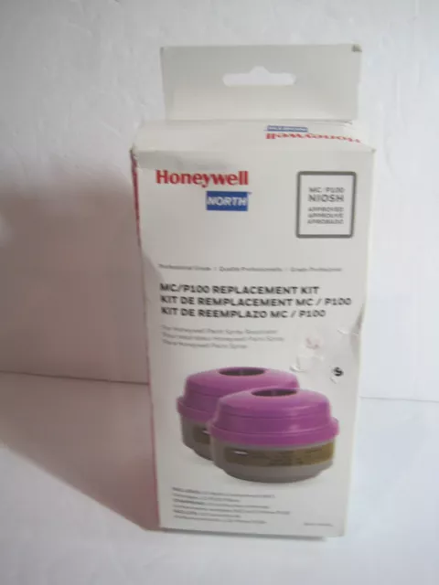 QTY 2 Honeywell MC/P100 Replacement Kit Multi-Contaminant Cartridge P100 Filters