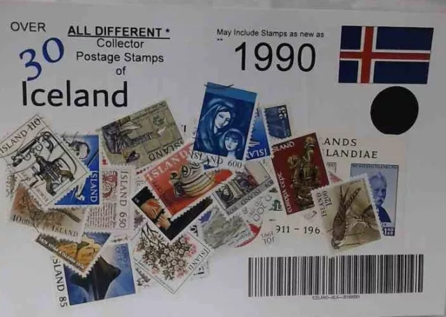 Iceland Postal Postage Stamp Stamps Rare Mint Used Bulk 1800 1900 2000