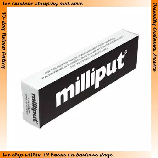 Milliput Black Putty (Two Part Epoxy Putty, 113.4g)