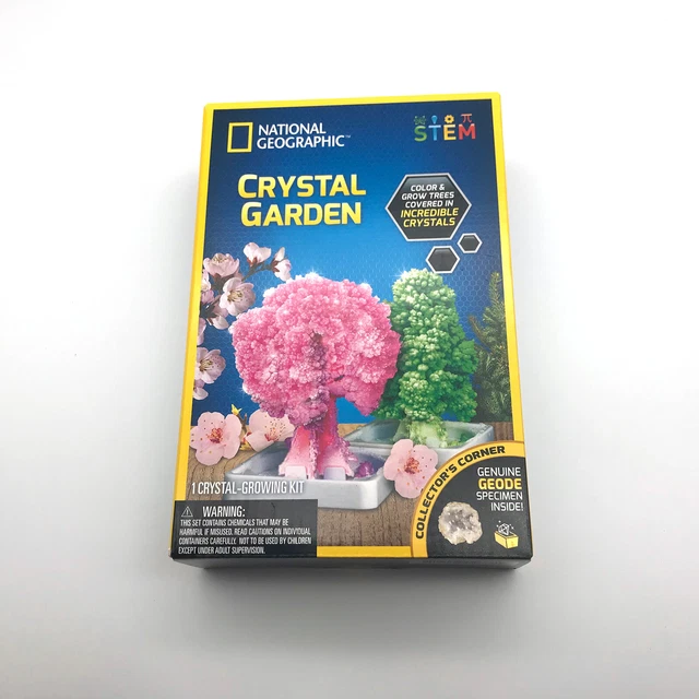 NATIONAL GEOGRAPHIC CRYSTAL Garden Tree Growing Geode Kit STEM EUR 22