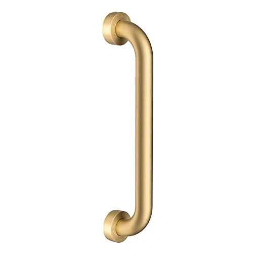 Manija de barra de agarre de 15"" para bañeras y duchas de baño, oro cepillado