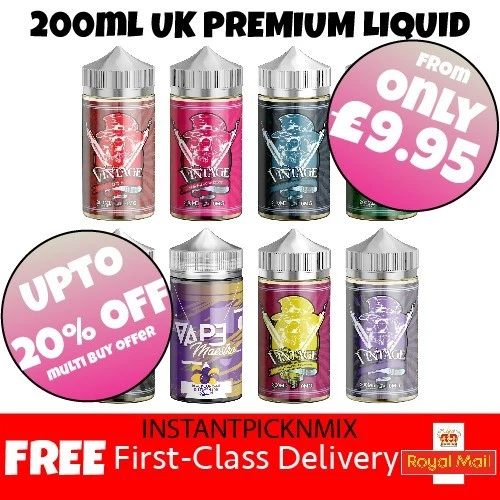 vintage vape juice 200ML VAPE MAESTRO Blackcurrant & Lemonade Vintage E liquid Vape Juice 70  30 VG £10.99