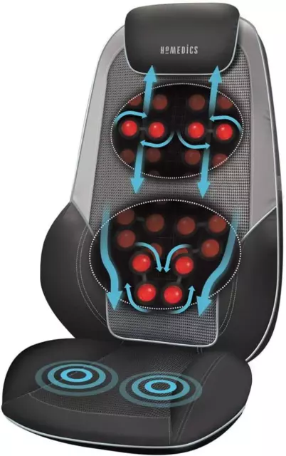 Chaise De Massage Shiatsu Pour Le Dos, Les Épaules, Les Cervicales Et Le Haut De