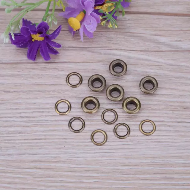 100sets Eyelet with Washer Leather Craft Repair Grommet 4mm 5mm 6mm 8mm