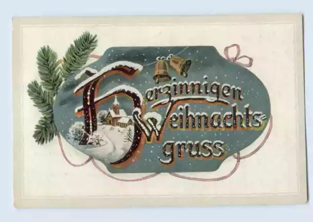 W9K16/ Weihnachten Glocken schöne AK 1916