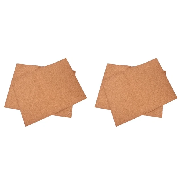 4 SHEETS CORK Liners Drawer Liners Shelf Liner Cork Sheets Craft