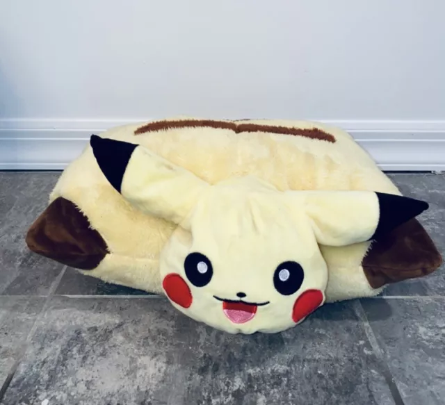 16” Pokémon Center Pillow Pikachu Yellow Stuffed Animal Plush Pet Kids Adult Toy