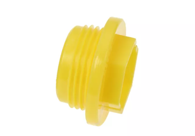 Gelb Nylon Kunststoff Dichtung Schlitztex Stecker mit metrischen Fäden M8 - M30