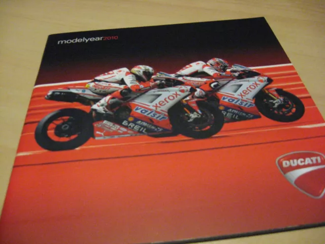 Ducati Range Motorcycle Sales Brochure 2010