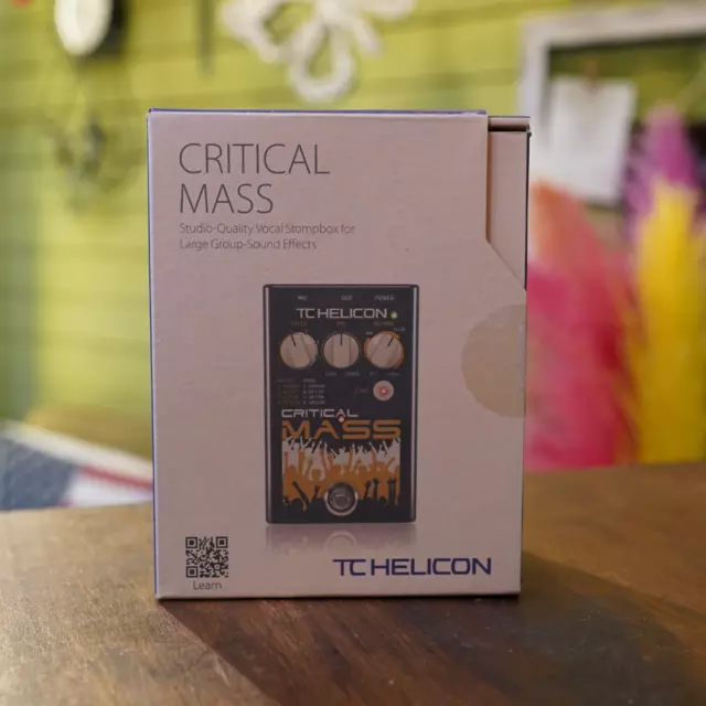 TC HELICON CRITICAL MASS Vocal Effects Studio Grade Reverbs Adaptive Tone