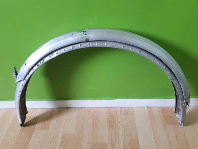 Garde-boue De Vélo Vintage - Argenté, Fabrication Française - Occasion (traces D'usure)