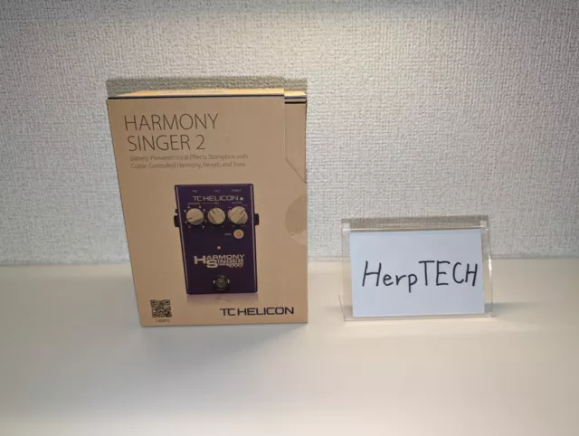 TC HELICON HARMONY SINGER 2 Vocal Effects Stompbox Brand-NEW in STOCK F/S