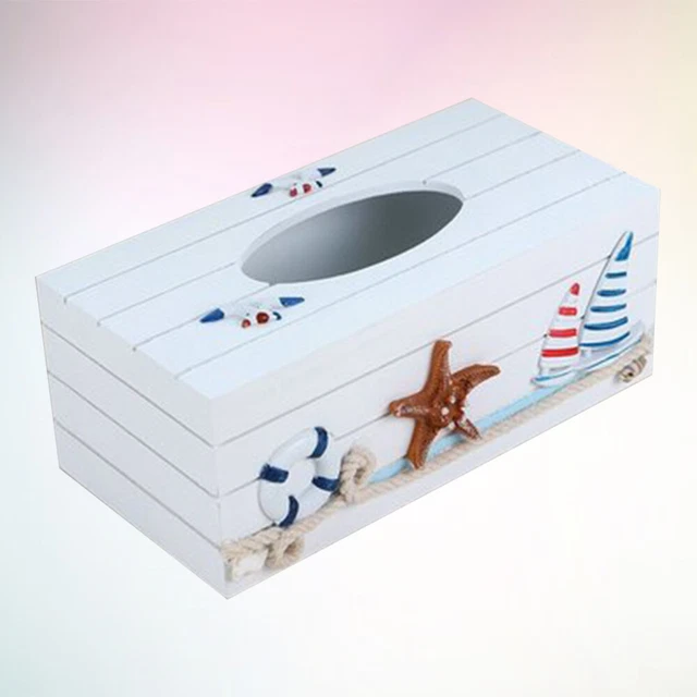 Porte-tissus Porte-serviettes En Papier Boite Mouchoir Décor Océan