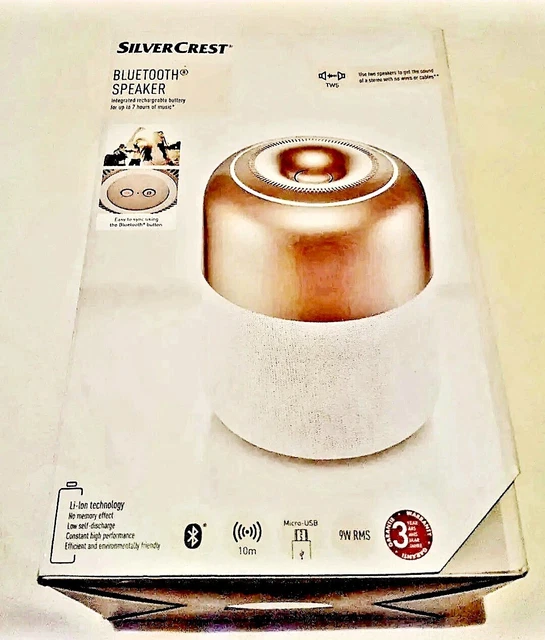 BLUETOOTH SPEAKER Silvercrest Mini Speaker Portable Wireless