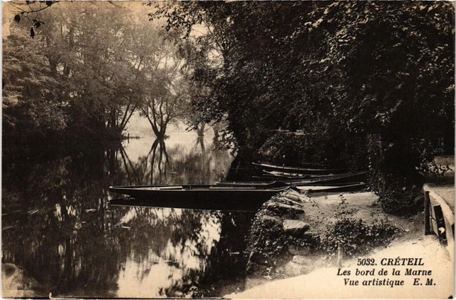 CPA AK Creteil Les bords de la Marne artistic view FRANCE (1282329)