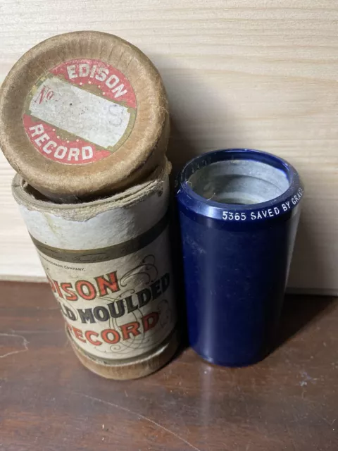 Edison Blue Amberol cylinder record #9058 "Saved by Grace"