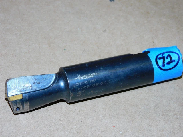 Walter S-VMSP-100R90CCEC 1" Indexable End Mill 5 1/8" l 1" Shank LOT # 72