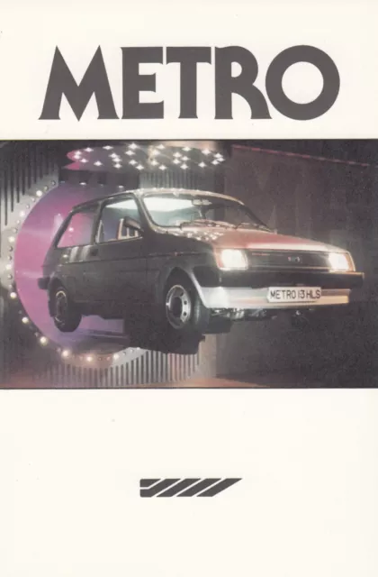 (07256) GB Havering Covers British Cars Metro Commemorative Card unused 1982