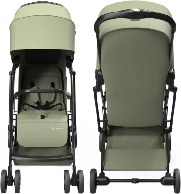 Venture Stride Lightweight Baby Stroller - One-Hand Folding - Compact 0-36m 3
