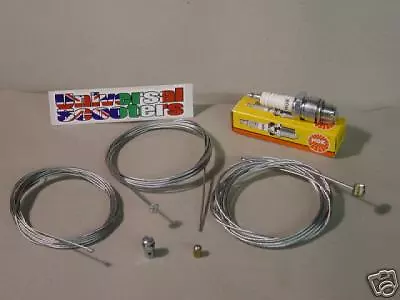 Vespa Roadside Emergency Kit - Inner Cables & Spark Plug