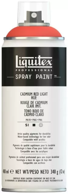 Liquitex Spray Paint 4450510 Cadmium Red Light Hue 400 ml