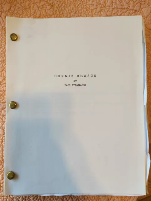Donnie Brasco Movie Script Full Screenplay