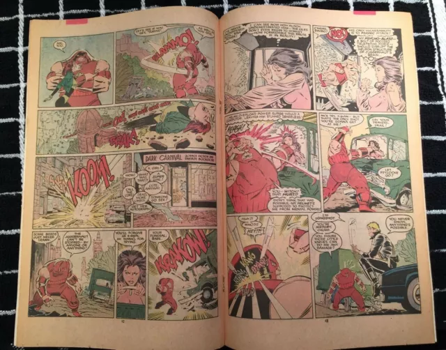 UNCANNY X-MEN 218 (Juggernaut, Dazzler, Psylocke, Chris Claremont) 1987 * 4