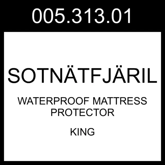 Protector de colchón impermeable IKEA SOTNATFJARIL SOTNÄRL King 005.313.01