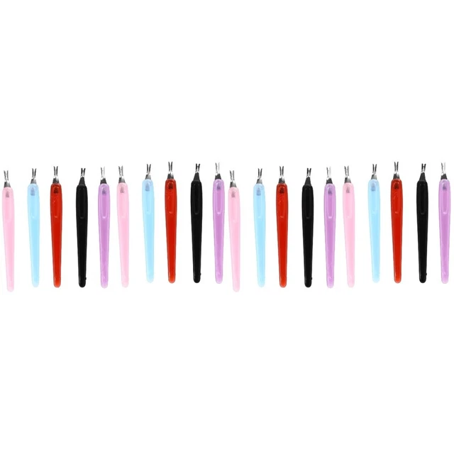 100 PCS Maniküre-Pediküre-Werkzeuge Nagelfeile Tote Haut Gabel Schermaschinen