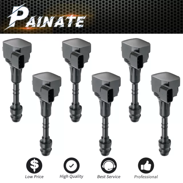 6X Ignition Coils for Nissan Frontier Pathfinder Altima Maxima 3.5L 4.0L UF349