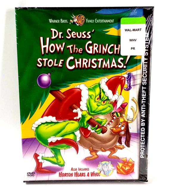 DR SEUSS HOW the Grinch Stole Christmas (Snapcase DVD) New Sealed 14.