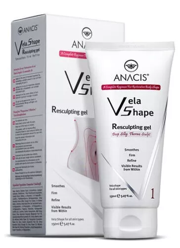 ANACIS VelaShape RESCULPTING GEL / 150 ml /Body Toning Hot Termo Treatment USA