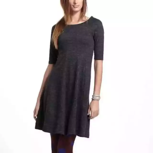 ANTHROPOLOGIE GANNI STRETCH Jersey Cotton Striped Evie Day Dress
