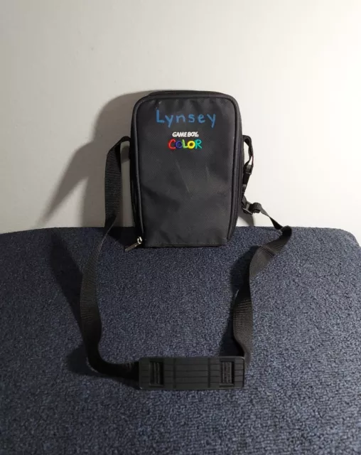 Official Nintendo Gameboy Color 'Lynsey' Video Game Carrying Case Storage Bag