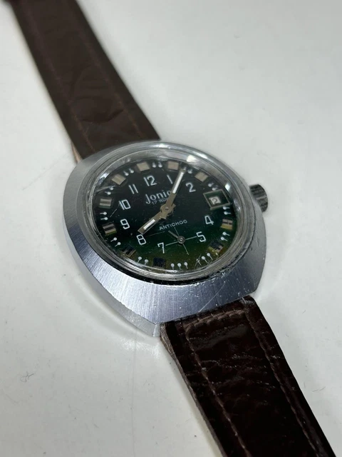 Montre Bracelet Vintage Avion Homme 17 Rubis - Mouvement Mécanique Manuel ST 69-21 Fonctionnel